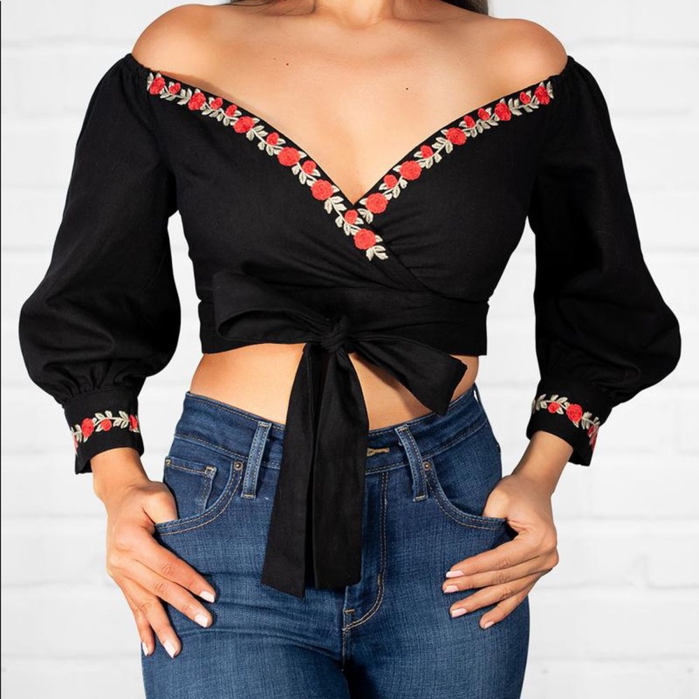 Rosalinda crop top